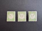 Curacao 1945 Portzegels Engelse druk NVPH nr P31-33 ongest, Verzenden