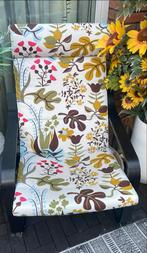 Ikea Poang Fauteuil Bloemmotief stoel zo goed als nieuwe ☘️, Huis en Inrichting, Fauteuils, Ophalen, 75 tot 100 cm, Zo goed als nieuw