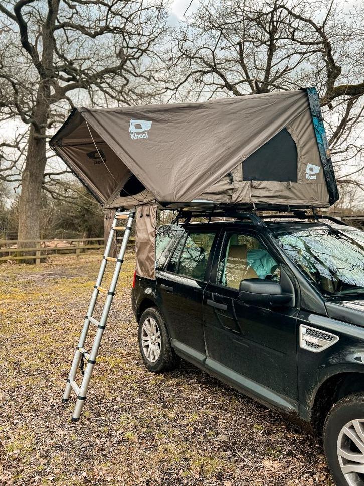 Daktent Hardshell 2-persoons Khosi ABS 150 Met Luifel, Caravans en Kamperen, Tenten, tot en met 2, Nieuw, Ophalen of Verzenden
