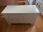 Witte houten speelgoedkist, Huis en Inrichting, Woonaccessoires | Kisten, Ophalen, Minder dan 50 cm, Gebruikt, 50 tot 100 cm