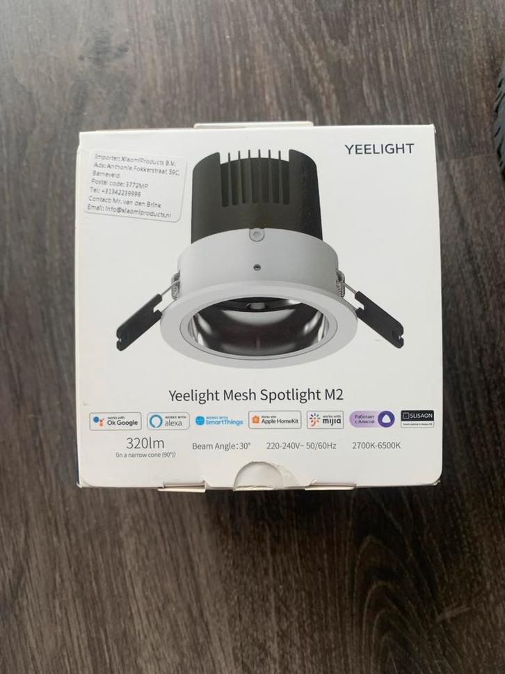 Xiaomi Yeelight Mesh Spotlight M2 - Nieuw, Huis en Inrichting, Lampen | Spots, Nieuw, Plafondspot of Wandspot, Metaal of Aluminium