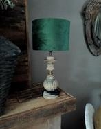 Sobere/brocante baluster tafellamp 40 cm hoog antique, Sober/hoffz style/landelijk, Ophalen of Verzenden, Zo goed als nieuw, Minder dan 50 cm