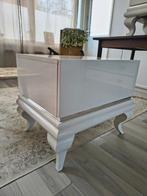Bijzettafeltjes / kasten (2 stuks) hoogglans wit, Huis en Inrichting, Gebruikt, 55 tot 75 cm, Onbekend, Hout