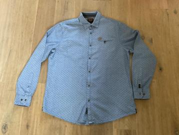 PME Legend overhemd - Blauw maat XXXL 100% katoen lange mouw beschikbaar voor biedingen