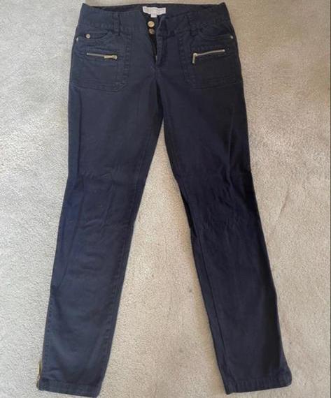 Michael Kors broek - Maat M, Kleding | Dames, Broeken en Pantalons, Zo goed als nieuw, Blauw, Ophalen