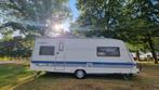 Hobby 560 Exclusive met zakluifel Queensbed, Caravans en Kamperen, Hobby, Particulier, Kachel, 5 tot 6 meter