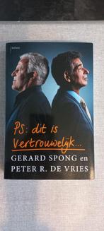 Peter R. de Vries - PS Dit is vertrouwelijk, Boeken, Maatschappij en Samenleving, Ophalen of Verzenden, Zo goed als nieuw, Peter R. de Vries; Gerard Spong