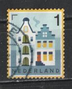 196 R --Echt Hollands 2023 Trapgevel huis, Verzenden, Na 1940, Gestempeld