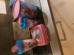 Frozen broodtrommel,2x fles en snoeppot, Huis en Inrichting, Keuken | Tupperware, Ophalen of Verzenden, Zo goed als nieuw, Beker of Kan