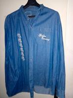 GOLDEN EARRING BLOUSE, Ophalen of Verzenden, Zo goed als nieuw, Blauw, Halswijdte 43/44 (XL)