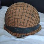 1X BINNEN/BUITENHELM, Ophalen of Verzenden, Landmacht, Nederland, Helm of Baret