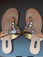 Zara sandalen slippers stenen spiegeltjes mt. 39, Ophalen of Verzenden, Zo goed als nieuw