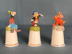 Vintage Disney vingerhoedjes Goofy, Japie Krekel en Jaq, Ophalen of Verzenden, Goofy of Pluto, Zo goed als nieuw