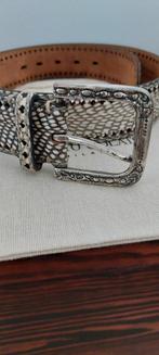 Fausto Colato Lederen Riem Cobra 85cm, Kleding | Heren, Fausto Colato, Overige kleuren, Echt leder, Minder dan 95 cm