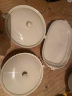 Antieke terine dekschaal serveerschaal servies, Ophalen