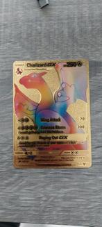 charizard gx rainbow gold card pokemonkaart, Hobby en Vrije tijd, Verzamelkaartspellen | Pokémon, Ophalen of Verzenden, Zo goed als nieuw
