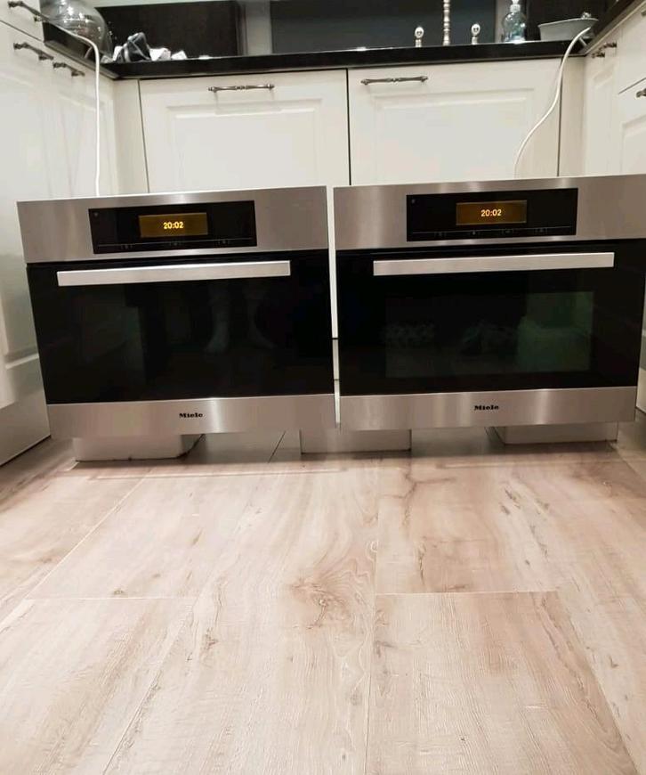Luxe miele set combi oven magnetron en solo oven, Witgoed en Apparatuur, Ovens, Zo goed als nieuw, Inbouw, Oven met grill, 45 tot 60 cm