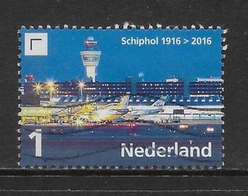 2016, Schiphol, Platform bij avond [3451] (K0414) beschikbaar voor biedingen