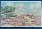 Ansichtkaart van aquarel met landschap, Ophalen of Verzenden, 1940 tot 1960, Ongelopen, Noord-Holland
