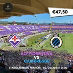 Tickets Fiorentina - Club Brugge (halve finale CL), Tickets en Kaartjes, Sport | Voetbal, Mei, Losse kaart, Europa of Champions League