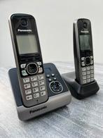 Set DECT Panasonic KX-TG6721NL, Ophalen of Verzenden, Gebruikt, 2 handsets