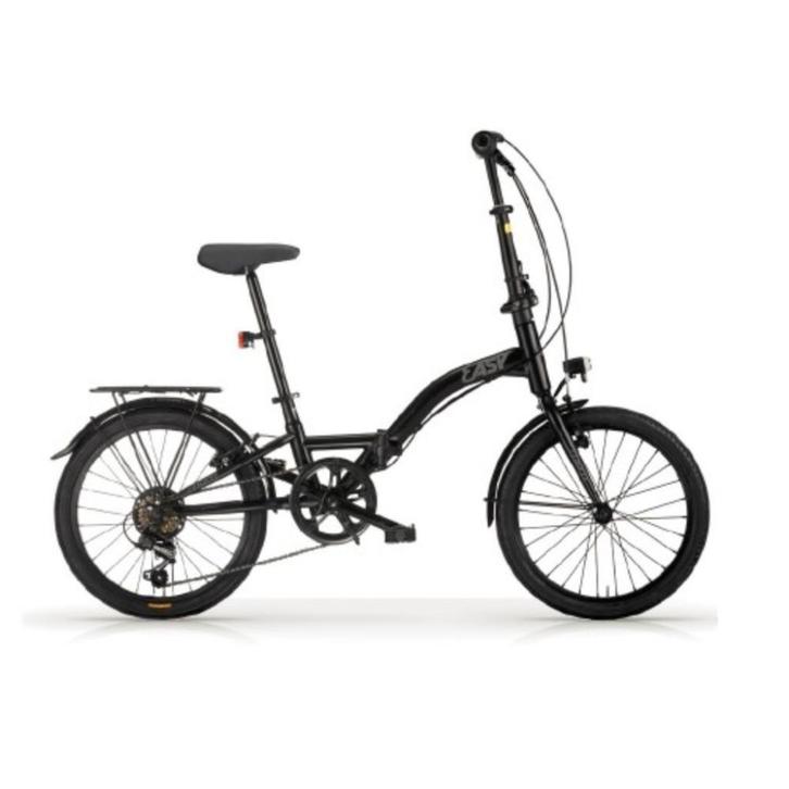 MBM Easy 20 inch Vouwfiets 6sp mat Zwart, Fietsen en Brommers, Fietsen | Vouwfietsen, Nieuw, Overige merken, 20 inch of meer, Versnellingen