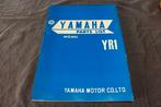 Yamaha YR1 350cc twin 1967 motorcycle parts list, Ophalen of Verzenden, Yamaha