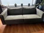 Groene leren bank 185x 85 cm ( woood), Ophalen, Gebruikt, 150 tot 200 cm, Tweepersoons