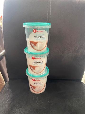 2 Nieuwe Potten Kruidvat"Epsom Salt" Bitter/Badzout+ 1/2 Pot beschikbaar voor biedingen