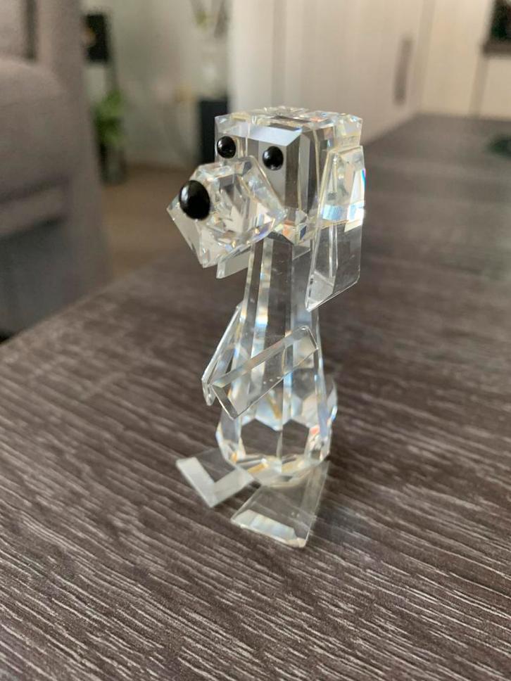 Swarovski Kristallen Hond Beeldje, Huis en Inrichting, Woonaccessoires | Overige, Gebruikt, Ophalen of Verzenden