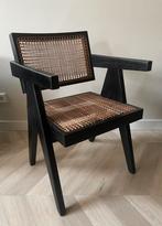 Pierre Jeanneret Office Chair / Dining Chair teak, Huis en Inrichting, Stoelen, Ophalen, Zwart, Zo goed als nieuw, Eén
