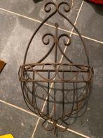 Ijzeren plantenbak ruif wandruif plantenhangers, Tuin en Terras, Tuinwanddecoratie, Ophalen of Verzenden, Zo goed als nieuw