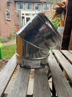 Kachelpijp dubbelwandig 45 graden bocht 150 / 200, Tuin en Terras, Ophalen of Verzenden, Zo goed als nieuw