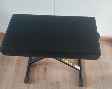 Hercules KB200b pianostoel | verstelbaar | keyboard bench beschikbaar voor biedingen