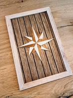 Windroos hout gesneden, Ophalen of Verzenden