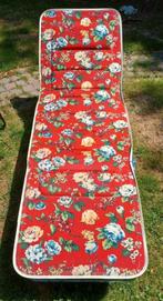 Prachtige vintage stretcher, retro ligbed, Ophalen of Verzenden, Zo goed als nieuw, Campingstoel