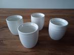 4 mini bloempotjes / plantenpotjes 7b x 8h cm (€0,50/potje), Tuin en Terras, Bloempotten, Ophalen, Rond, Aardewerk, Binnen
