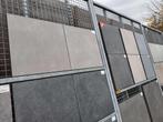 Restpartij GeoCeramica 60x60x4 Stavelot Grigio, Keramiek, Niet ingevuld, Zo goed als nieuw, 10 m² of meer
