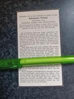 Bidprentje Bakel Deurne Johannes Vriens 1876 1962, Ophalen, Bidprentje