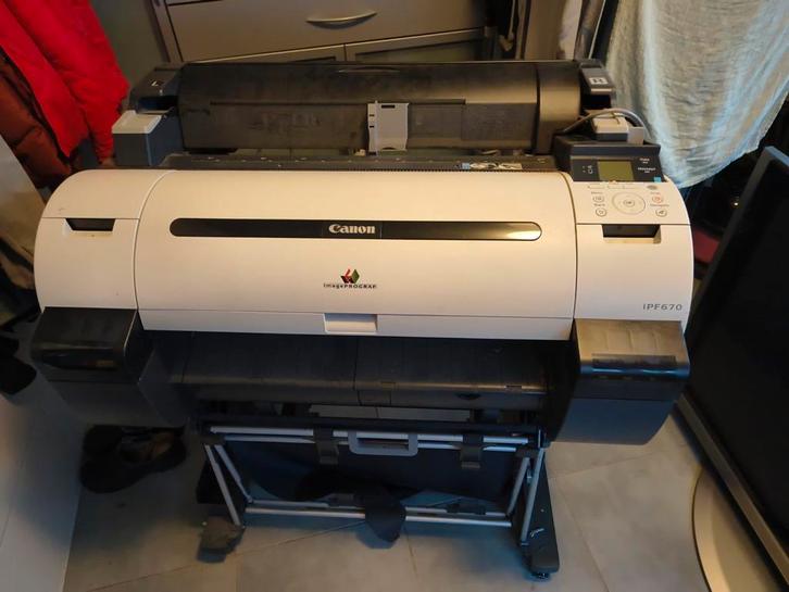 A1 Printer / Plotter met Papier en Canvas, Computers en Software, Printers, Gebruikt, Printer, Inkjetprinter, Kleur printen, Zwart-en-wit printen