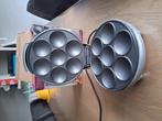 Elektrische poffertjes pan, Hobby en Vrije tijd, Taarten en Cupcakes maken, Ophalen of Verzenden, Zo goed als nieuw, Bakvorm