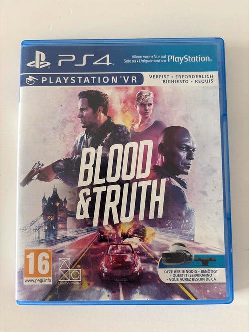 Blood & Truth - PS4 VR Game, Spelcomputers en Games, Games | Sony PlayStation 4, Zo goed als nieuw, Avontuur en Actie, 1 speler