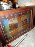 Cafe jericho lichtbak glas en lood reclame groot, Ophalen of Verzenden