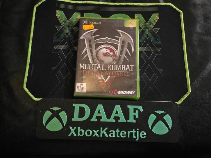 Mortal kombat deadly alliance - Xbox original (cd matig), Spelcomputers en Games, Games | Xbox Original, Gebruikt, Vechten, Vanaf 18 jaar