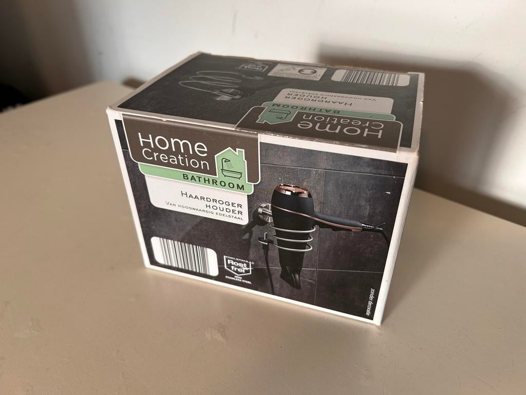 Home Creation Haardroger Houder - Nieuw in doos, Ophalen, Minder dan 50 cm, Overige typen, Nieuw