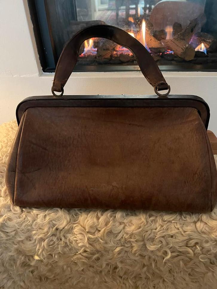 Vintage Doktertas klein, Antiek en Kunst, Curiosa en Brocante, Ophalen of Verzenden