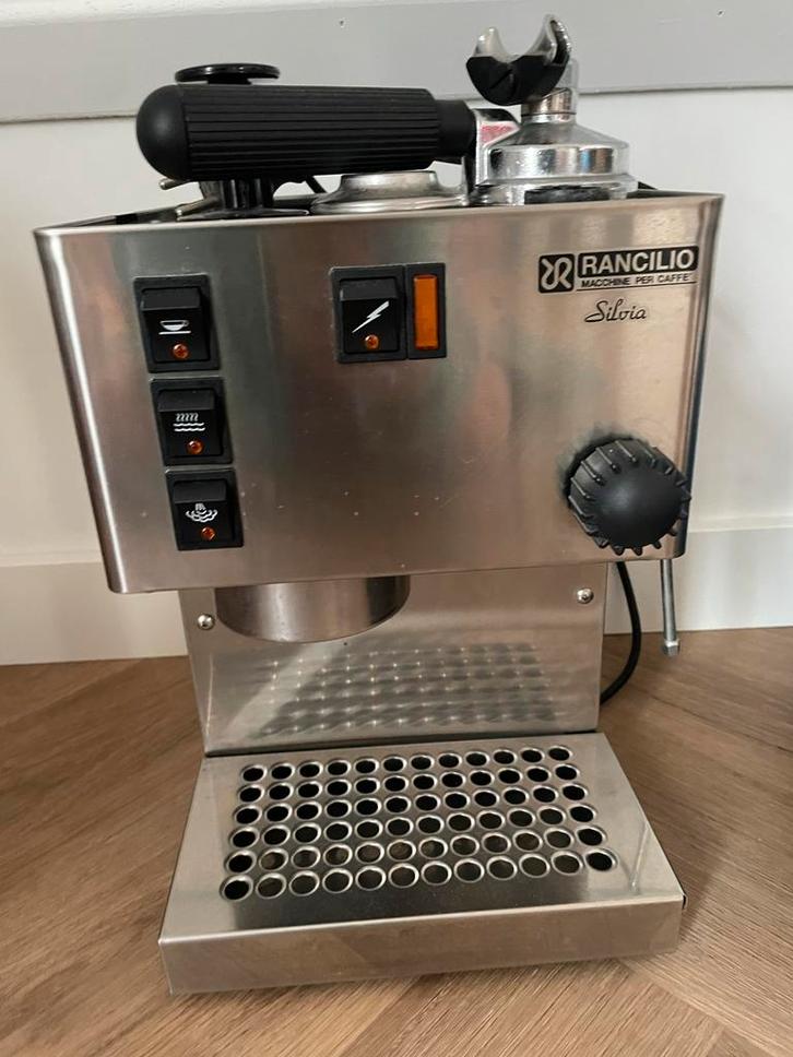 Rancilio Miss Silvia Espressomachine, Witgoed en Apparatuur, Koffiezetapparaten, Gebruikt, Gemalen koffie, Espresso apparaat, 2 tot 4 kopjes