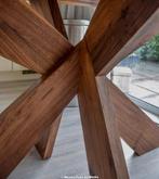 Noten houten Le Havre tafel | Uniek in Nederland vele afm., 100 tot 150 cm, Vijf personen of meer, Ovaal, Overige houtsoorten
