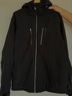 Tenson Yanis zwarte ski-jas heren XL - 10.000 mm waterproof, Kleding | Heren, Ophalen of Verzenden, Zo goed als nieuw, Maat 56/58 (XL)