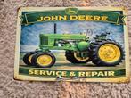 John deere service en repair reclamebord, Ophalen of Verzenden, Nieuw, Reclamebord